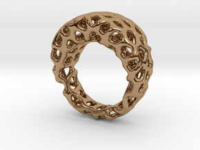 CORALLO ring in Polished Brass: 6 / 51.5