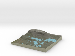 Terrafab generated model Wed Oct 12 2016 11:30:33  in Full Color Sandstone