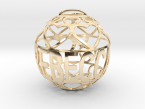 Rebecca Lovaball in 14k Gold Plated Brass