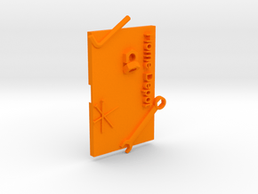 Home Depot Gift Card Holer in Orange Processed Versatile Plastic