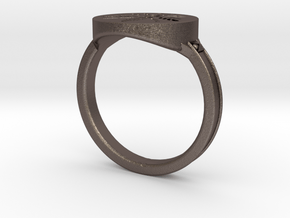 Dark Souls inspired Hornet Ring in Polished Bronzed Silver Steel: 9.5 / 60.25
