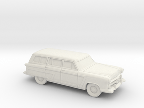 1/87 1952 Ford Crestline Country Squire in White Natural Versatile Plastic