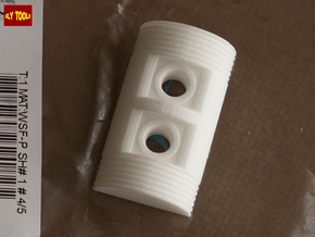 ESB Greeblies - Half Pistons V1 in White Processed Versatile Plastic