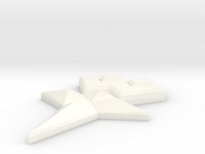 Wayfinder in White Processed Versatile Plastic: Medium