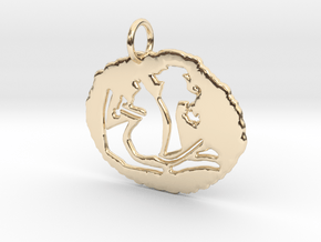 Uniquely Us Pendant--In:1.046 x / 0.987 y / 0.251  in 14K Yellow Gold