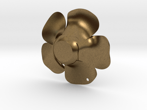 Rafflesia Key-Chain in Natural Bronze