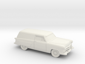 1/87 1952 Ford Courier Sedan Delivery in White Natural Versatile Plastic