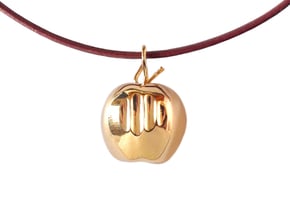 Mela pendant (cm 2) in Polished Brass