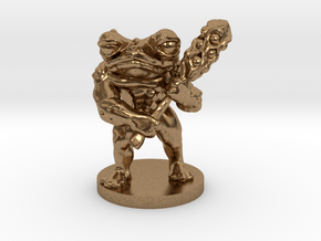 Toad Warrior for Dungeons and Dragons in Natural Brass