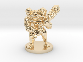 Toad Warrior for Dungeons and Dragons in 14K Yellow Gold