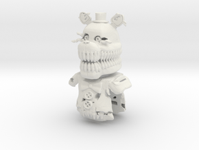 Legendary Scary Grizzly in White Natural Versatile Plastic