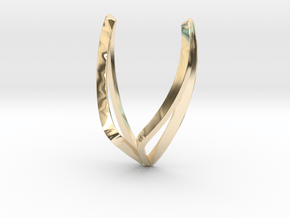  sWINGS Line, Pendant. Pure, Elegant.  in 14K Yellow Gold