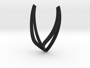  sWINGS Line, Pendant. Pure, Elegant.  in Black Natural Versatile Plastic