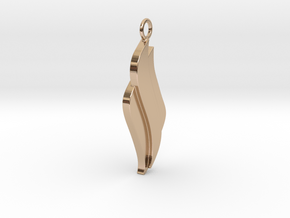 Pendant in 14k Rose Gold Plated Brass