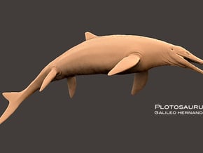 Plotosaurus1:72 v1 in White Natural Versatile Plastic