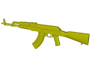 1/16 scale Avtomat Kalashnikova AK-47 rifle x 1 in Clear Ultra Fine Detail Plastic
