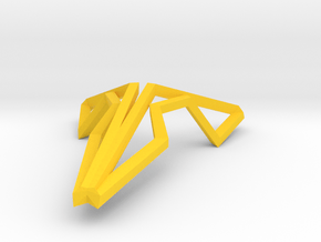 YOUNIVERSAL Flying Pendant. Chic in Motion in Yellow Processed Versatile Plastic