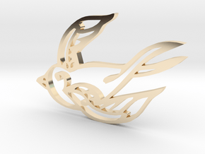 Swallow in 14K Yellow Gold