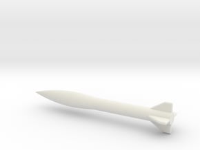 1/200 Scale Honest John Missile in White Natural Versatile Plastic