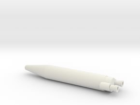 1/200 Scale UK Blue Streak B Missile in White Natural Versatile Plastic