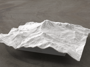 6'' Mt. Baker, Washington, USA, WSF in White Natural Versatile Plastic