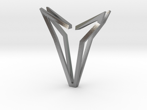 YOUNIVERSAL Simplicist, Pendant. Simplified Chic in Natural Silver