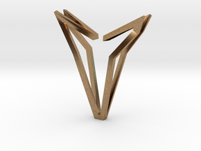 YOUNIVERSAL Simplicist, Pendant. Simplified Chic in Natural Brass