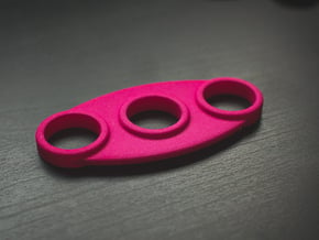 The Ulu - Fidget Spinner - EDC in Pink Processed Versatile Plastic