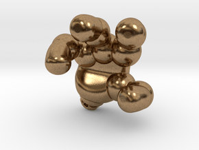 googie robot hand in Natural Brass