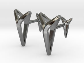 YOUNIVERSAL Cufflinks. Pure Chic for Him in Polished Silver