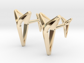 YOUNIVERSAL Cufflinks. Pure Chic for Him in 14K Yellow Gold