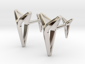 YOUNIVERSAL Cufflinks. Pure Chic for Him in Rhodium Plated Brass