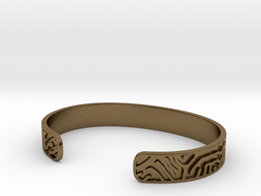 Diffusion Cuff in Natural Bronze: Large