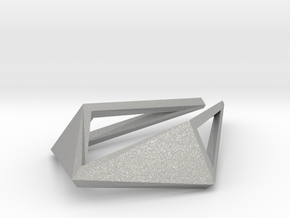 HIDDEN HEART Origami OS, Pendant. Sharp Chic in Aluminum
