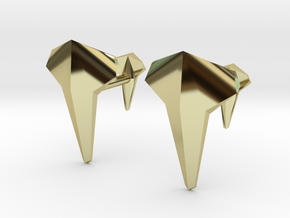 AERO Cufflinks. Individual Elegance in 18k Gold Plated Brass