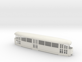 Tatra T1 Pantograph 0 Scale [body] in White Natural Versatile Plastic: 1:43.5
