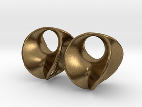 Hyperbole 01 Earrings in Natural Bronze