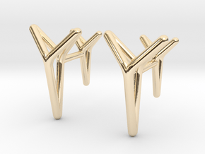 YOUNIVERSAL ONE Cufflinks. Pure Elegance for Him in 14K Yellow Gold