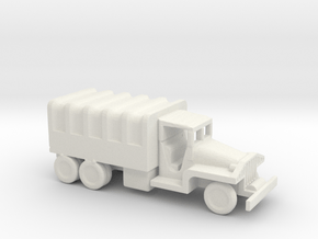 1/200 Scale CCKW Truck Covered in White Natural Versatile Plastic
