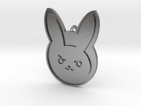D.VA Rabbit Embem Pendant  in Natural Silver