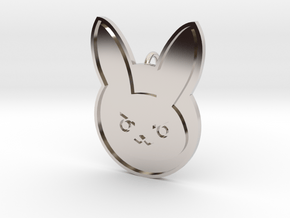 D.VA Rabbit Embem Pendant  in Platinum