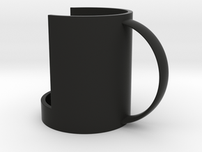 Mug Support in Black Natural Versatile Plastic
