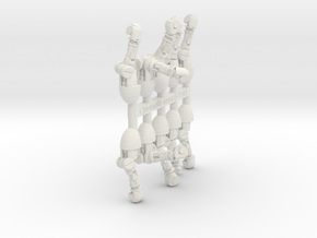 Cybernetic Arms Sprue 2 in White Natural Versatile Plastic