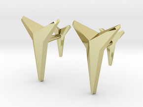 YOUNIVERSAL Solid, Cufflinks. in 18K Gold Plated