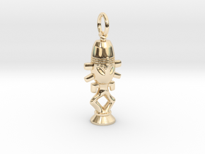 Horga'hn Pendant | Latinum Edition in 14k Gold Plated Brass