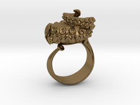 Octopus Ring  in Natural Bronze: 12 / 66.5