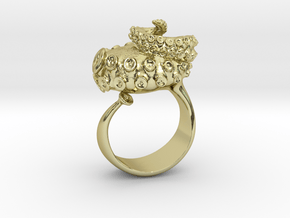 Octopus Ring  in 18k Gold: 12 / 66.5