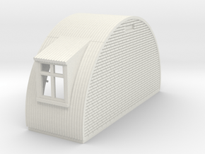 N-87-complete-nissen-hut-end-brick-2-wind-16-36-1a in White Natural Versatile Plastic