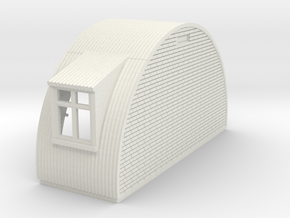 N-87-complete-nissen-hut-end-brick-wind-l-16-36-1a in White Natural Versatile Plastic