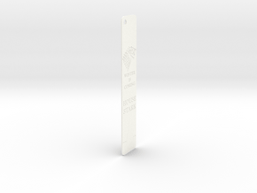Stark Bookmark in White Processed Versatile Plastic: Medium